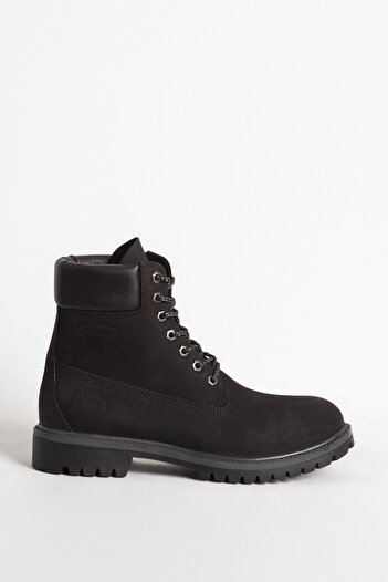 Hammer Jack Ανδρικές μπότες Waterproff Lace-Up Casual Real Nubuck Leather Hj 1101m Μαύρο