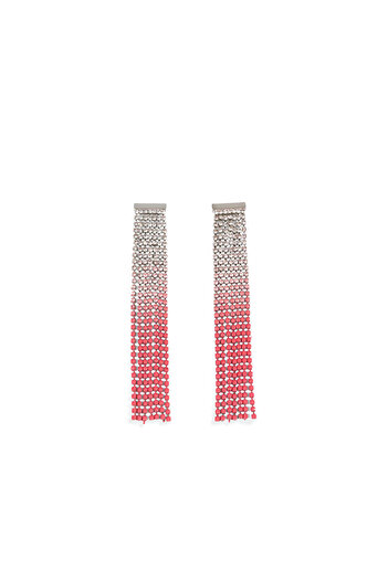 Twist Shiny Earrings with Stone Detail
