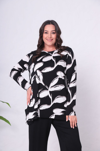 THE CABIN Women's Plus Size Side Slit Tunic