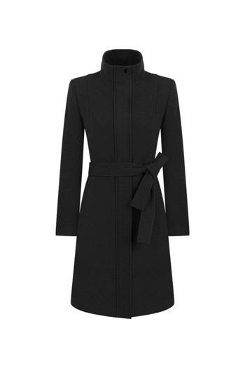 MISS IPEKYOL Belted Stamp Coat
