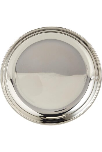 RAJ STAINLESS STEEL SIDE PLATE , 21 CM , RP0010, Rice Plate , Dessert Plate , Serving Plate