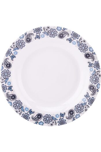 AKDC M/Mine Soup Plate L(25cm) xW(25cm) xH(3cm) White, Blue, Black