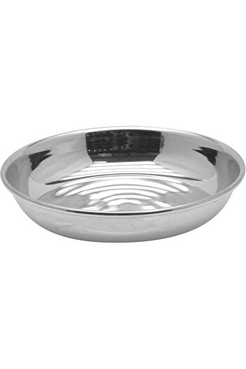 RAJ Stainless Steel Side Plate, Silver, 10 cm, RHP005, Rice, Dessert, Serving, and Salad Plate