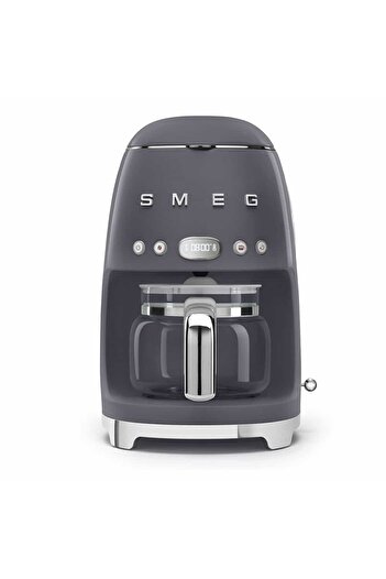 SMEG 50's Style Retro Drip FIlter Coffee Machine, Grey