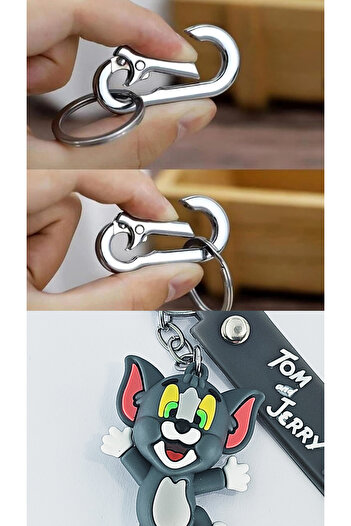 shop 3D Rubber Keychain and Bag Tussage with Tom Character
