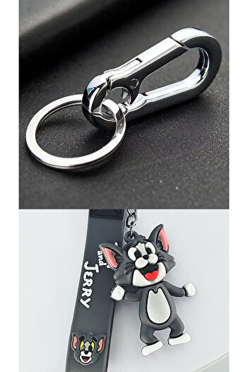 shop 3D Rubber Keychain and Bag Tussage with Tom Character