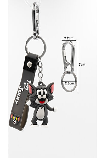 shop 3D Rubber Keychain and Bag Tussage with Tom Character