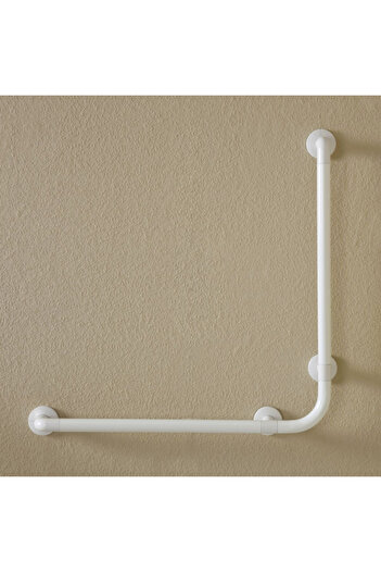 Prima Nova L Shape Wall Mountable Grab Safety HandRail 72 x 72cm