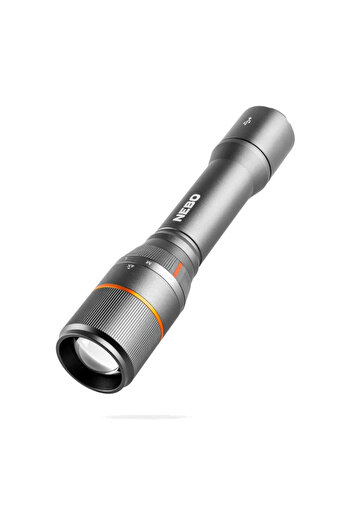 NEBO Davinci 2000 Lumen Sleek and Durable 4x Zoom Rechargeable Aluminium Flashlight