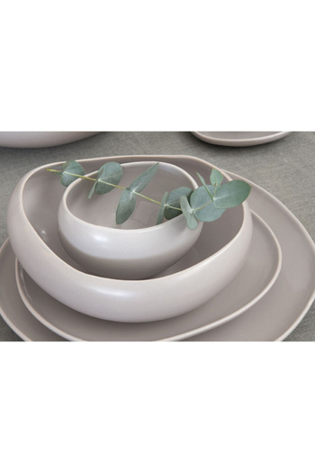 EasyLife Organica Dishwasher Safe Stoneware Ceramics Salad Bowl 22cm