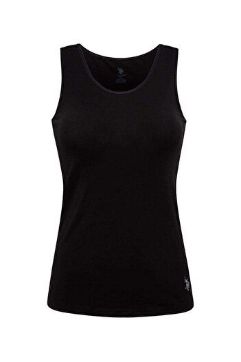 U.S. Polo Assn. U.S. Polo Assn. Women's Black Strappy Tank Top Box