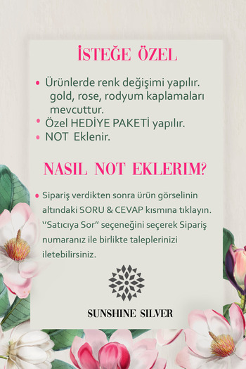 SUNSHINE 925 Ayar Gümüş Gold Kaplama Minimal Allah Lafzı Gümüş Kolye