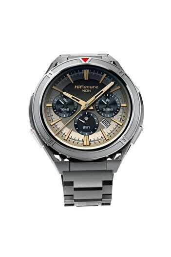 HiFuture ACTIVE Smartwatch with GPS, 1.43" AMOLED Display, Barometric Altimeter, 50M Waterproof, Silver