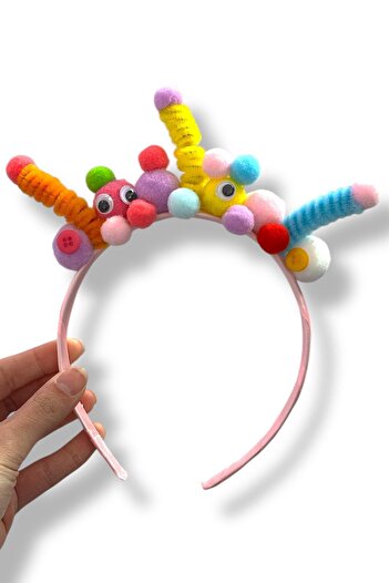 TAKIŞTIR Pink Color Worm Figured Crown