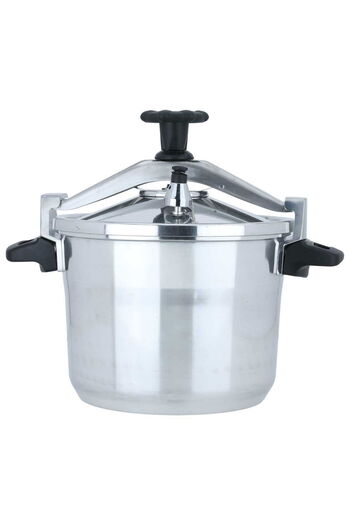 Alsaif Gallery Al-Asouf Saif Gallery Aluminum Pressure Cooker 8 Liters Non-Stick Coating - Silver