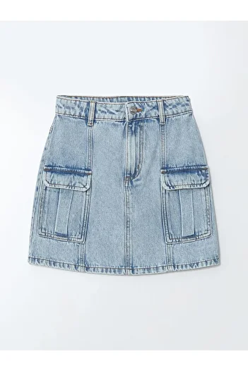 LC Waikiki Fusta Cargo Jean pentru fete LCW Kids