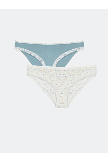 LC Waikiki Floral Bikini Panties 2 Pack