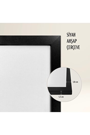 For Art Atölye Picasso Kolaj Özel Tasarım Dijital Baskı Ahşap Çerçeveli Tablo