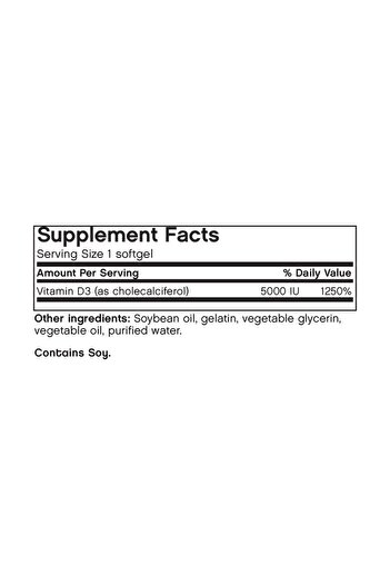 Futurebiotics Vitamin D3 5000 IU, 90 Softgels