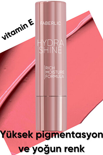 Faberlic Hydra Shine Saten Ruj, Ton "Çiçek Duvağı"