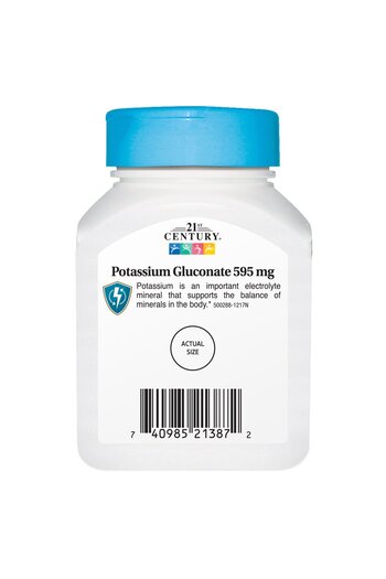 21st Century Potassium 595 mg Tablets, 110-Count