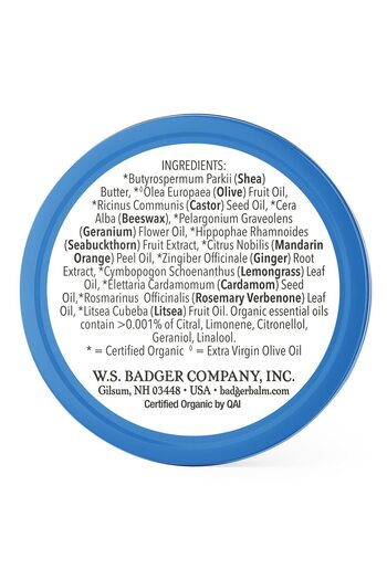 Badger Organic Cuticle Cream with Shea Butter, Citrus Scent, .75oz Tin, Soothes Dry & Splitting Cuticles