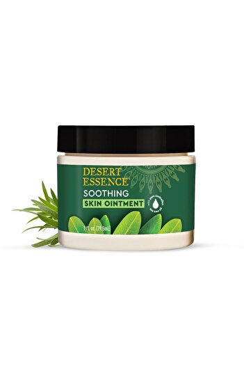 Desert Essence Organic Tea Tree Oil Ointment - 1 Fl Oz, Pack of 4 - Jojoba, Lavender, Vitamin E, Sweet Almond