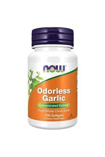 Now Foods Supplements, Odorless Garlic (Allium sativum), Concentrated Extract, 100 Softgels