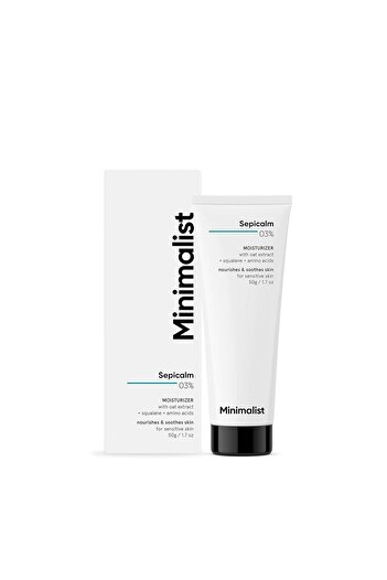 Minimalist Sensitive Skin Face Moisturizer | Soothes Rosacea & Redness | 3% Sepicalm | 1.7 Oz