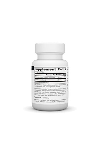 source naturals Glutathione, Supplement for Liver Support, 250mg - 60 Tablets