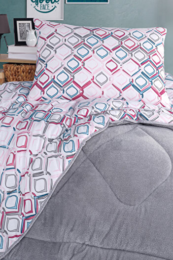 Eponj Home Single Comfort Set 2 Pieces - Stella Powder with Wellsoft Quilt