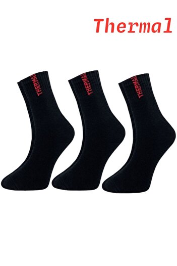 Line Smart 3 Pack Women's Mixed Color Thermal High Quality Soft Durable Socks