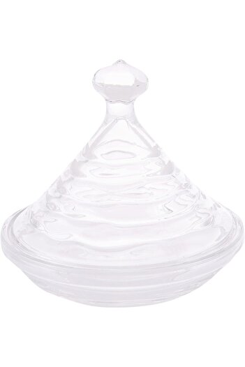 AKDC Glass Candy Pot Clear
