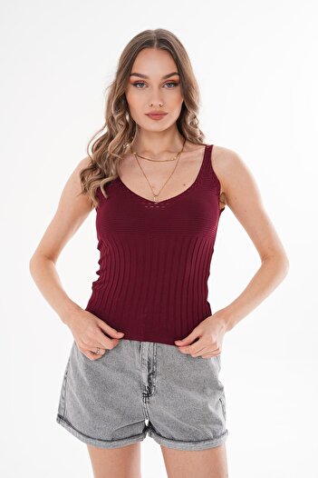 ŞİMAL Women's Strappy Camisole Tank Top 250264   -