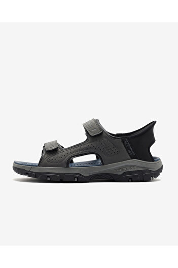 SKECHERS Tresmen - Reece Erkek Gri Sandalet 205289 Char