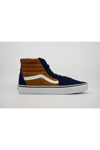 Vans Pantofi UA SK8-Hi pentru bărbați, albastru bleumarin/maro VN0007NS0BO1