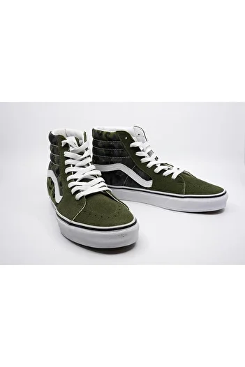 Vans Πράσινα ανδρικά σουέτ παπούτσια Lifestyle VN0007NSBGK1 SK8-Hi