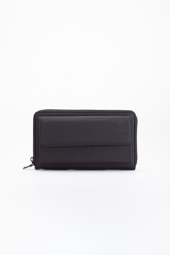 Niki Leather Modric Шкіряна сумка-портфель на блискавці з замком