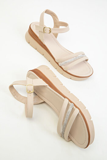 SOHO Beige Women's Sandals 20331