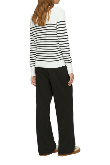 s.Oliver Pulover tricotat, casual, decolteu, dungi