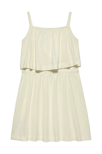 Calvin Klein Crinkle Layered Tank Dress