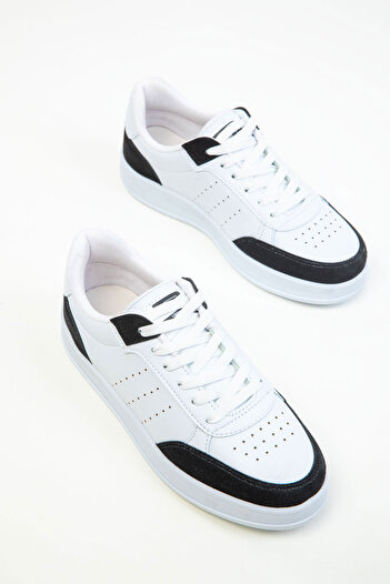 SOHO White-Black Women's Sneakers 20359