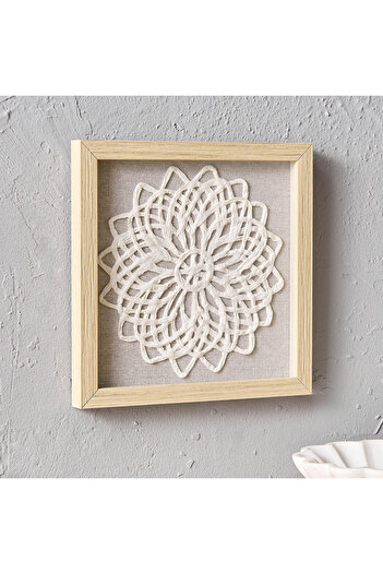 erorex لوحة فنية جدارية بإطار زجاجي عضوي من Walmer - 22x1.8x22 سم