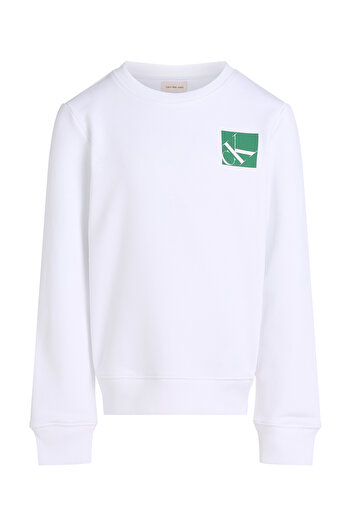Calvin Klein Calvin Klein Boys White Sweatshirts