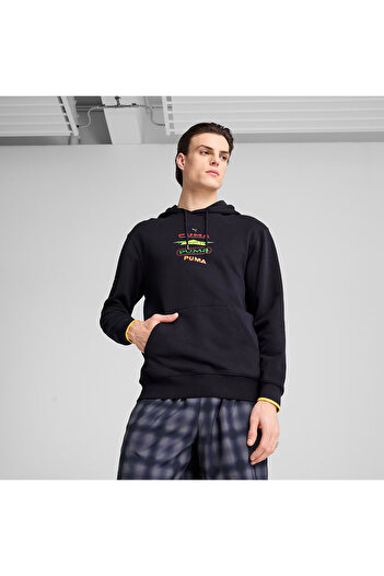 Puma Суичър с качулка с графичен дизайн WARDROBE ESS