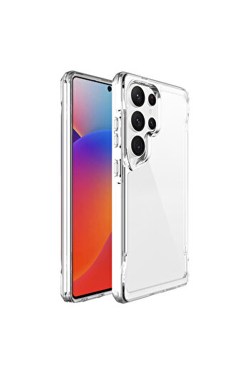 ZM STORE Galaxy S25 Ultra Compatible T-Max Case Camera Raised Transparent Protection Hard Cover