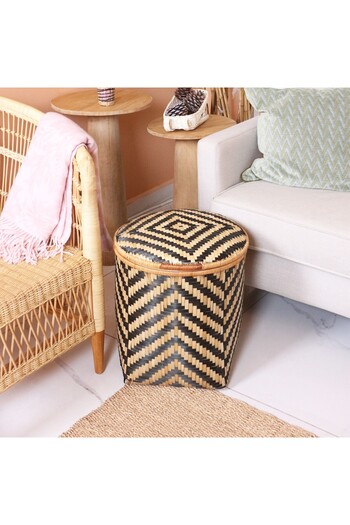 Mylamp Coffee 32X36 cm Natural Bamboo Basket