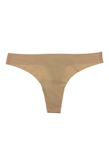 Malinka Soft Cotton Red Non-Feeling Non-Marking Seamless Laser Cut Thong String Panties