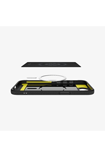Spigen iPhone 16e Kılıf Rugged Armor MagFit MagSafe özellikli Matte Black - ACS09152