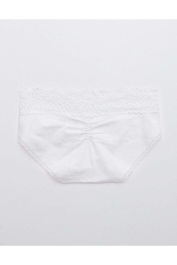 AMERICAN EAGLE Aerie Cotton Eyelash Lace Boybrief Underwear